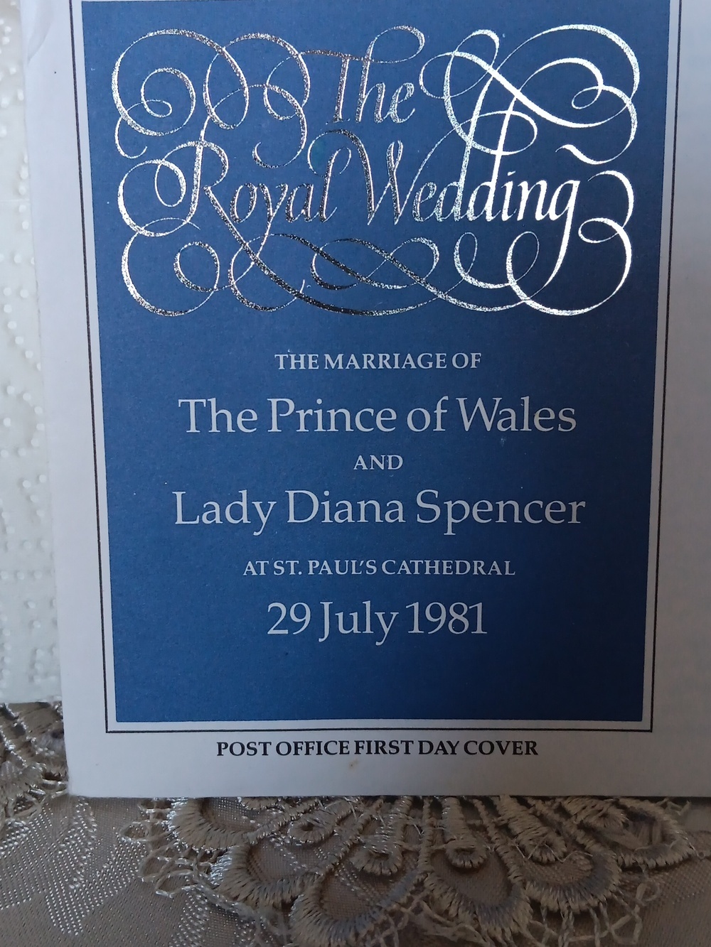 Post Office First Day Cover Announcement Of Prince Charles & Lady Diana Spencer. - Picture 2 of 5